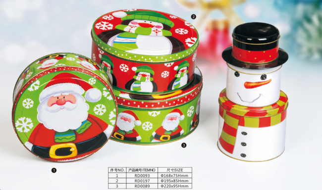 圣诞礼品铁罐包装真的太精美啦